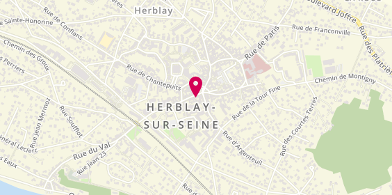 Plan de CIC Herblay, 5 Rue du Général de Gaulle, 95220 Herblay-sur-Seine