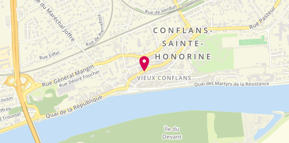 Plan de LCL Banque et assurance, 24 Rue Maurice Berteaux, 78700 Conflans-Sainte-Honorine