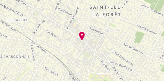 Plan de LCL Banque et assurance, 33 Rue du Général Leclerc, 95320 Saint-Leu-la-Forêt