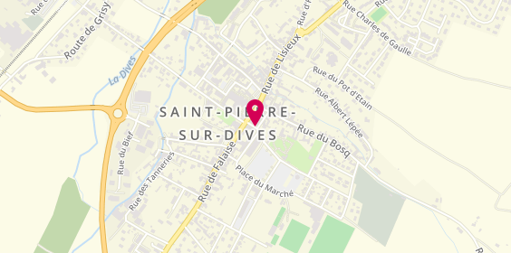 Plan de Sg, place du Marché, 14170 Saint-Pierre-en-Auge