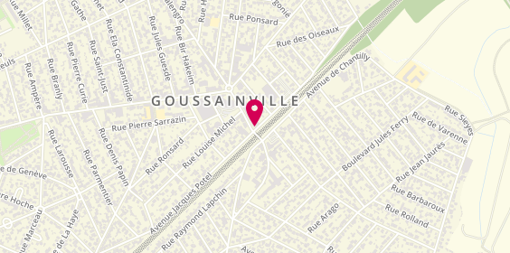 Plan de BNP Paribas - Goussainville, 2 Boulevard Roger Salengro, 95190 Goussainville
