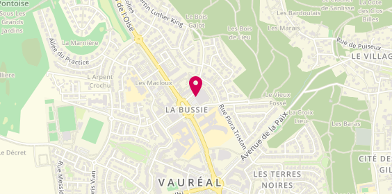 Plan de CIC Vaureal, 1 place du Rendez Vous, 95490 Vauréal