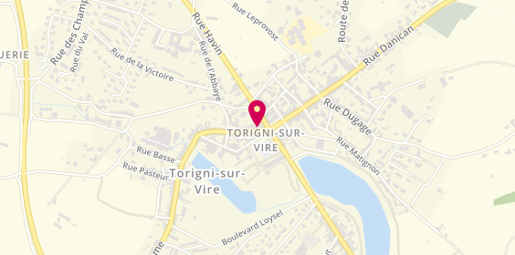 Plan de Crédit Mutuel, 4 Bis Rue Thiers, 50160 Torigny-les-Villes