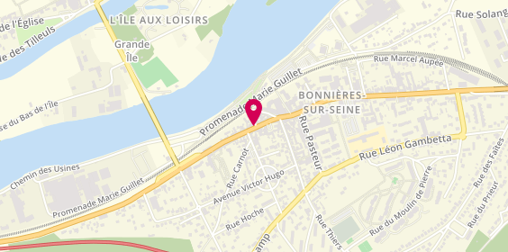 Plan de BNP Paribas - Bonnieres Sur Seine, 20 Rue Marcel Sembat, 78270 Bonnières-sur-Seine