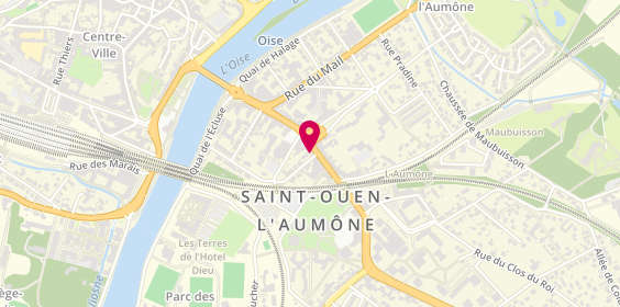 Plan de Caisse d'Epargne Saint-Ouen-l'Aumone, 13 Rue du Général Leclerc, 95310 Saint-Ouen-l'Aumône