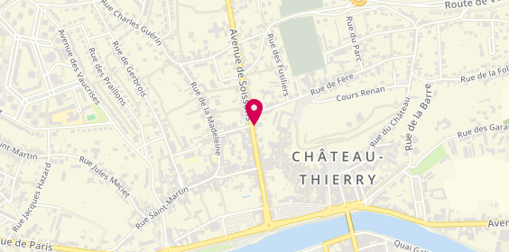 Plan de Agence Château Thierry, 35 avenue de Soissons, 02400 Château-Thierry