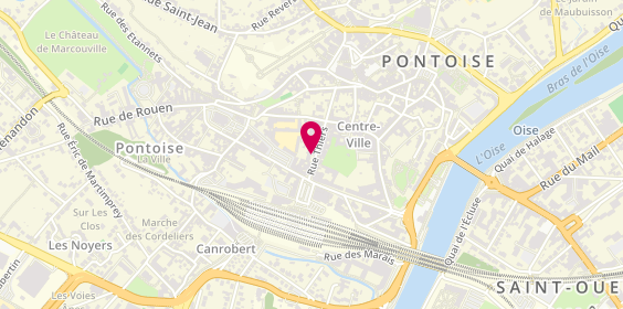 Plan de Bnp Paribas, 9 Rue Thiers, 95300 Pontoise