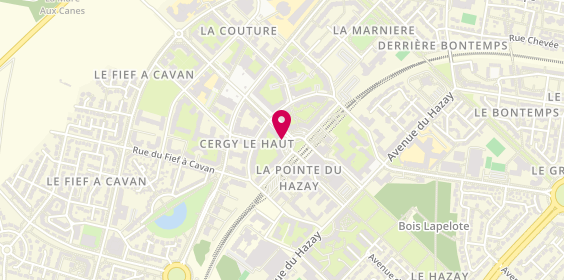 Plan de Banque Populaire Rives de Paris, 3 place des 3 Gares, 95800 Cergy