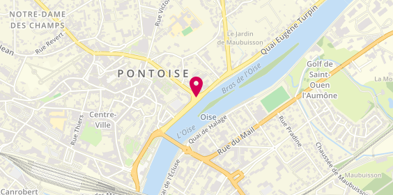 Plan de Pontoise Bnppf, Quai du Pothuis, 95300 Pontoise