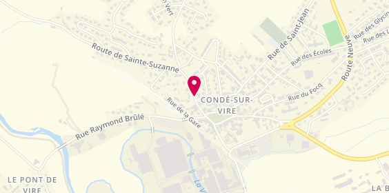 Plan de Crédit Agricole Normandie, Route de Sainte-Suzanne, 50890 Condé-sur-Vire