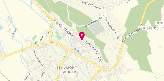 Plan de Caisse d'Epargne, 10 Rue Saint-Nicolas, 27170 Beaumont-le-Roger