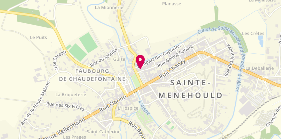 Plan de LCL Banque et assurance, 23 place d'Austerlitz, 51800 Sainte-Menehould