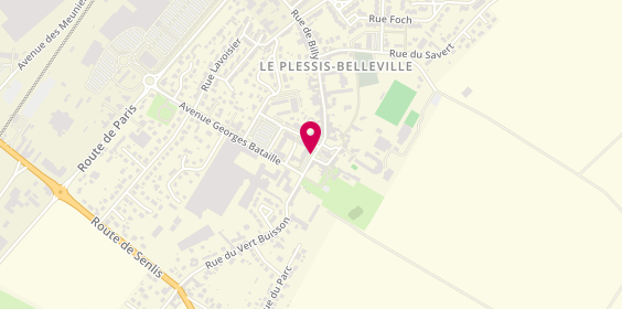 Plan de Credit Mutuel, 58 Place de l'Eglise, 60330 Le Plessis-Belleville
