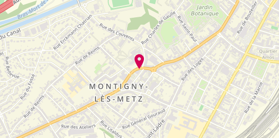 Plan de Crédit Agricole de Lorraine, 2 place Joseph Schaff, 57950 Montigny-lès-Metz
