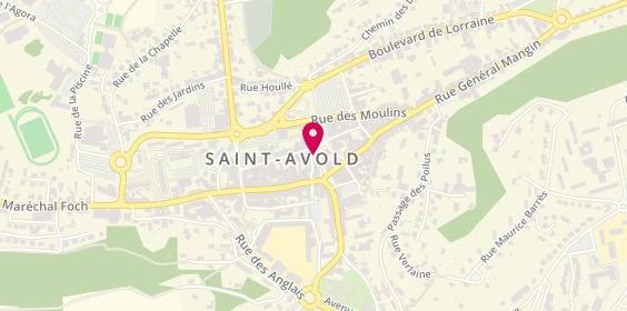 Plan de Credit Agricole Saint-Avold, 31 place de la Victoire, 57500 Saint-Avold