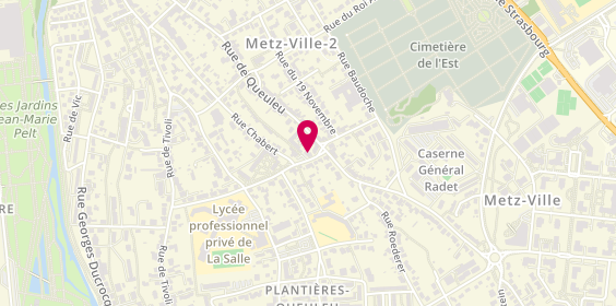 Plan de Caisse d'Epargne Metz Saint Maximin, 37 place Saint-Maximin, 57070 Metz