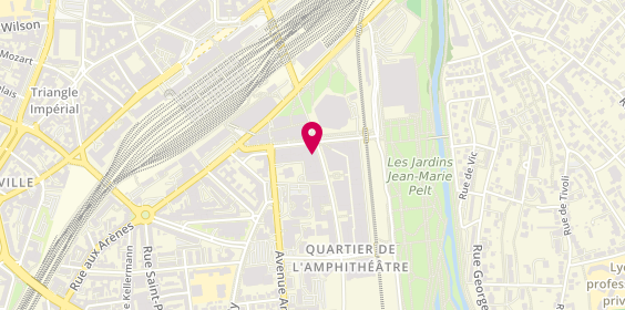 Plan de Banque Palatine - Metz, 1 Rue des Messageries, 57000 Metz