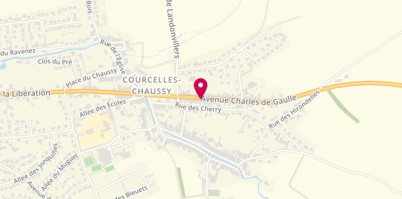 Plan de Credit Agricole Courcelles Chaussy, 21 avenue Charles de Gaulle, 57530 Courcelles-Chaussy