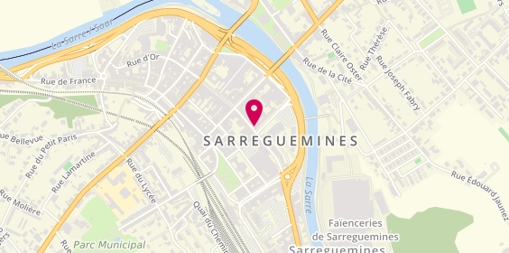 Plan de Caisse d'Epargne Sarreguemines, 15 Rue Poincaré, 57200 Sarreguemines