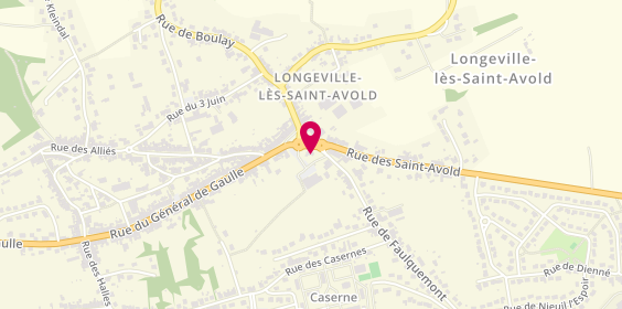 Plan de Crédit Mutuel, 3 Rue du Général de Gaulle, 57740 Longeville-lès-Saint-Avold