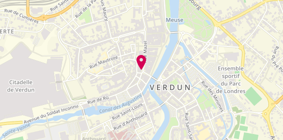 Plan de BNP Paribas - Verdun, 5 place Foch, 55100 Verdun