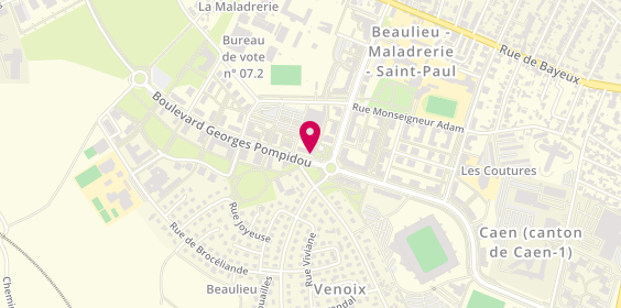 Plan de Caisse d'Epargne, 34 Boulevard Georges Pompidou, 14000 Caen