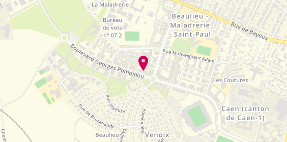 Plan de Banque Populaire, le parc Pompidou
6 Boulevard Georges Pompidou, 14000 Caen