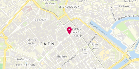 Plan de HSBC Succursale Caen, 31 Rue Saint-Jean, 14000 Caen