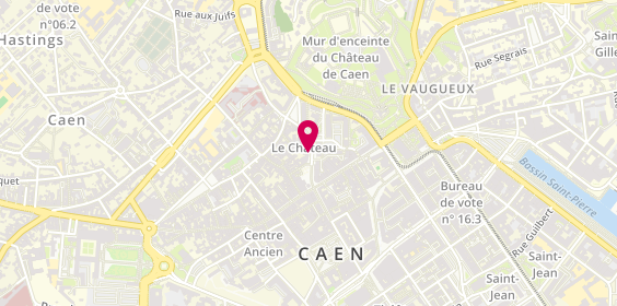 Plan de Caisse d'Epargne Caen Bouchard, 1 place Pierre Bouchard, 14000 Caen