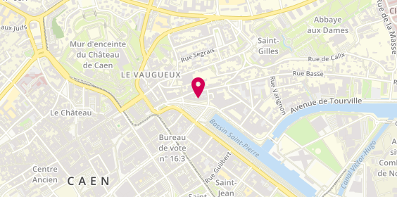 Plan de Banque Populaire, 23-25, Rue Des
23 Rue Prairies Saint-Gilles, 14000 Caen