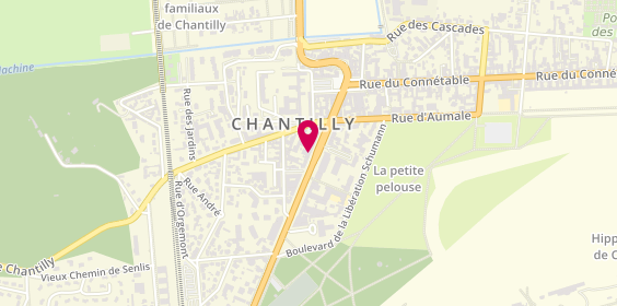 Plan de Crédit Agricole, 16 avenue du Maréchal Joffre, 60500 Chantilly
