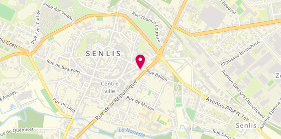 Plan de Agence de Senlis, 8-10 Rue Bellon, 60300 Senlis