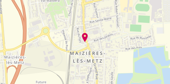 Plan de Banque Populaire Lorraine Champagne, 51 Grand Rue, 57280 Maizières-lès-Metz