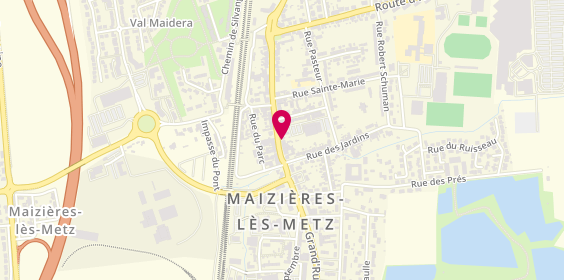 Plan de Credit Agricole Maizieres Les Metz, 64 Grand Rue, 57280 Maizières-lès-Metz
