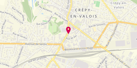 Plan de Agence de Crepy en Valois, 25 Rue Charles de Gaulle, 60800 Crépy-en-Valois