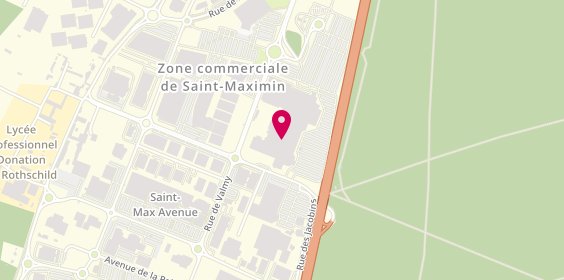 Plan de Banque Populairerives de Paris, D1016 Entrée en Face du Conforama, Centre Commercial Cora
Route Nationale 16, 60740 Saint-Maximin