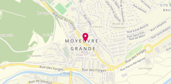 Plan de Crédit Mutuel, 6 Rue Maurice Thorez, 57250 Moyeuvre-Grande