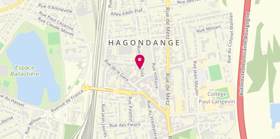 Plan de LCL Banque et assurance, 30 Rue Emile Zola, 57300 Hagondange