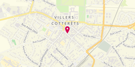 Plan de BNP Paribas - Villers Cotterets, 11 Rue Alexandre Dumas, 02600 Villers-Cotterêts