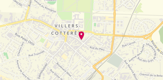 Plan de Crédit Agricole - Agence Villers-Cotterêts, 43 Rue du Général Mangin, 02600 Villers-Cotterêts