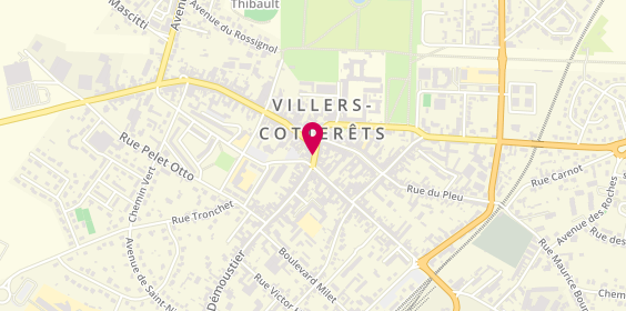 Plan de Agence de Villers Cotterets, 6 Rue de Verdun, 02600 Villers-Cotterêts