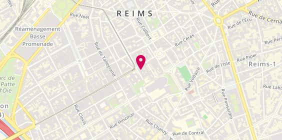 Plan de Interfimo, 25 Rue Carnot, 51100 Reims