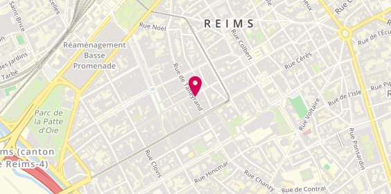 Plan de Reims Talleyrand, 16 Rue de Talleyrand, 51100 Reims