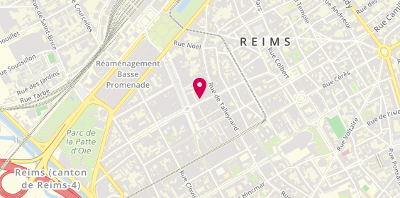 Plan de Agence Reims Etape, 22 Rue de l'Étape, 51100 Reims