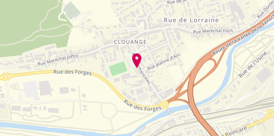 Plan de CIC, 37 Rue Clemenceau, 57185 Clouange