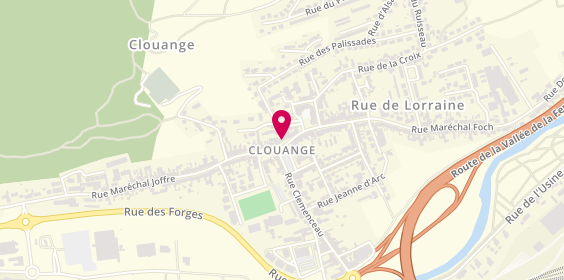 Plan de Caisse d'Epargne, 3 Rue Maréchal Foch, 57185 Clouange