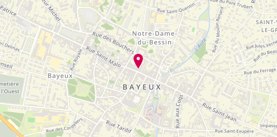Plan de LCL Banque et assurance, 34 Rue Saint-Martin, 14400 Bayeux