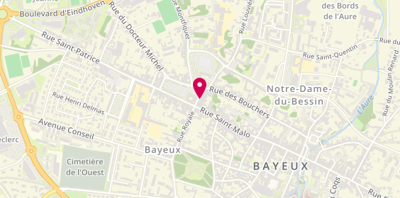 Plan de Banque Populaire, 6 Rue Alain Chartier, 14400 Bayeux