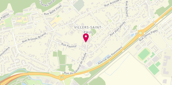 Plan de Crédit Agricole, 15 Rue Jules Uhry, 60870 Villers-Saint-Paul