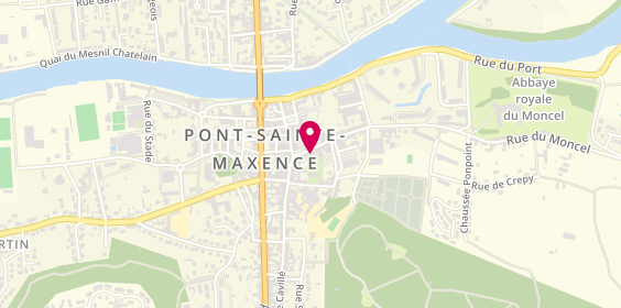Plan de BNP Paribas - Pont Sainte Maxence, 16 Rue Henri Bodchon, 60700 Pont-Sainte-Maxence